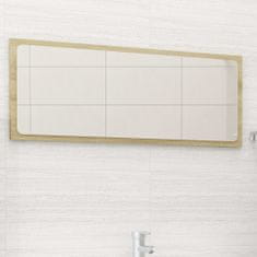 Vidaxl Kúpeľňové zrkadlo dub sonoma 90x1,5x37 cm drevotrieska