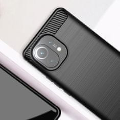 IZMAEL Carbon Shield TPU puzdro pre Xiaomi Mi 11 - Modrá KP14368