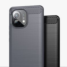 IZMAEL Carbon Shield TPU puzdro pre Xiaomi Mi 11 - Modrá KP14368