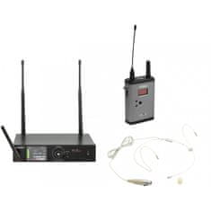 PSSO Set WISE ONE+BP+náhlavný mikr., 1-kanálový bezdrôtový mikrofónny set 823-832 MHz / 863-865 MHz