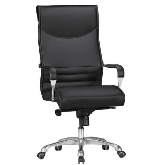 Bruxxi Kancelárska stolička Boss, syntetická koža, čierna