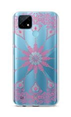 TopQ Kryt Realme C21 silikón Pink Mandala 59849