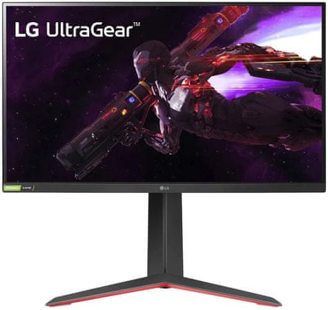 herný monitor LG 27GP850 (27GP850-B.AEU) hdr 10 vesa displayhdr 400 amd freesync premium blue light reduction flicker safe crosshair bez lagů g-sync kompatibilný