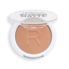 Makeup Revolution Zmatňujúci púder Relove Super Matte Pressed (Powder) 6 g (Odtieň Beige)