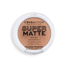 Makeup Revolution Zmatňujúci púder Relove Super Matte Pressed (Powder) 6 g (Odtieň Beige)