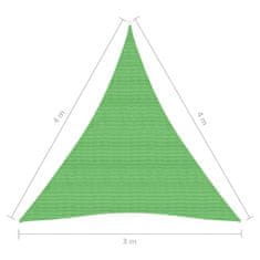 Vidaxl Tieniaca plachta 160 g/m2 bledozelená 3x4x4 m HDPE