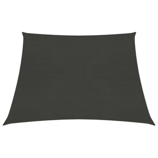 Vidaxl 311104 Sunshade Sail 160 g/m² Anthracite 3/4x3 m HDPE