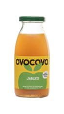 OVOCOVO Jablko 100% prírodná ovocná šťava sklo 250 ml SET 12 ks