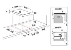 Whirlpool sklokeramická varná doska AKT 315 IX