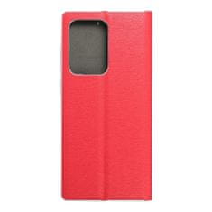 FORCELL Puzdro / obal pre Samsung Galaxy S20 Ultra red - kniha Luna Book Silver