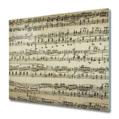 tulup.sk Sklenená doska na krájanie Sheet music 60x52 cm