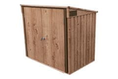 DURAMAX Úložný box na popolnice 154,2 x 96 cm x 130,5 cm - imitácia dreva 74045