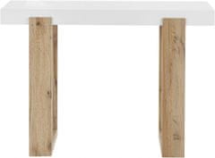 Danish Style Odkladací stolík Solide, 110 cm, biela