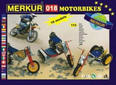 Greatstore Stavebnice MERKUR 018 Motocykly 10 modelů 182ks v krabici 26x18x5cm