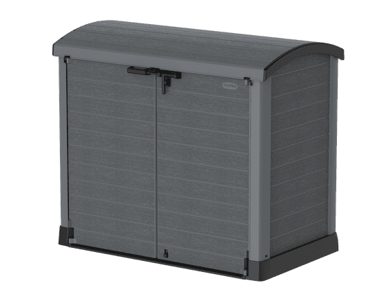 DURAMAX StoreAway ARC 1200 l Plastový záhradný úložný box 145 x 125 x 82,5 cm - sivý 86633