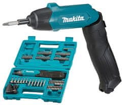 Makita DF001DW aku vŕtací skrutkovač s príslušenstvom 1/4 "Li-ion 3,6V