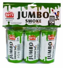 TARRA pyrotechnik DYMOVNICA - JUMBO SMOKE - ZELENÁ - 3ks s trhacou poistkou