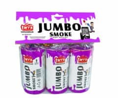 TARRA pyrotechnik DYMOVNICA - JUMBO SMOKE - FIALOVÁ - 3ks s trhacou poistkou