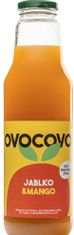 OVOCOVO Jablko-mango 100% prírodná ovocná šťava sklo 750 ml SET 6 ks