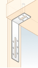 Uholník nastaviteľný KRD 4 120x55mm 120x55 mm 2 ks