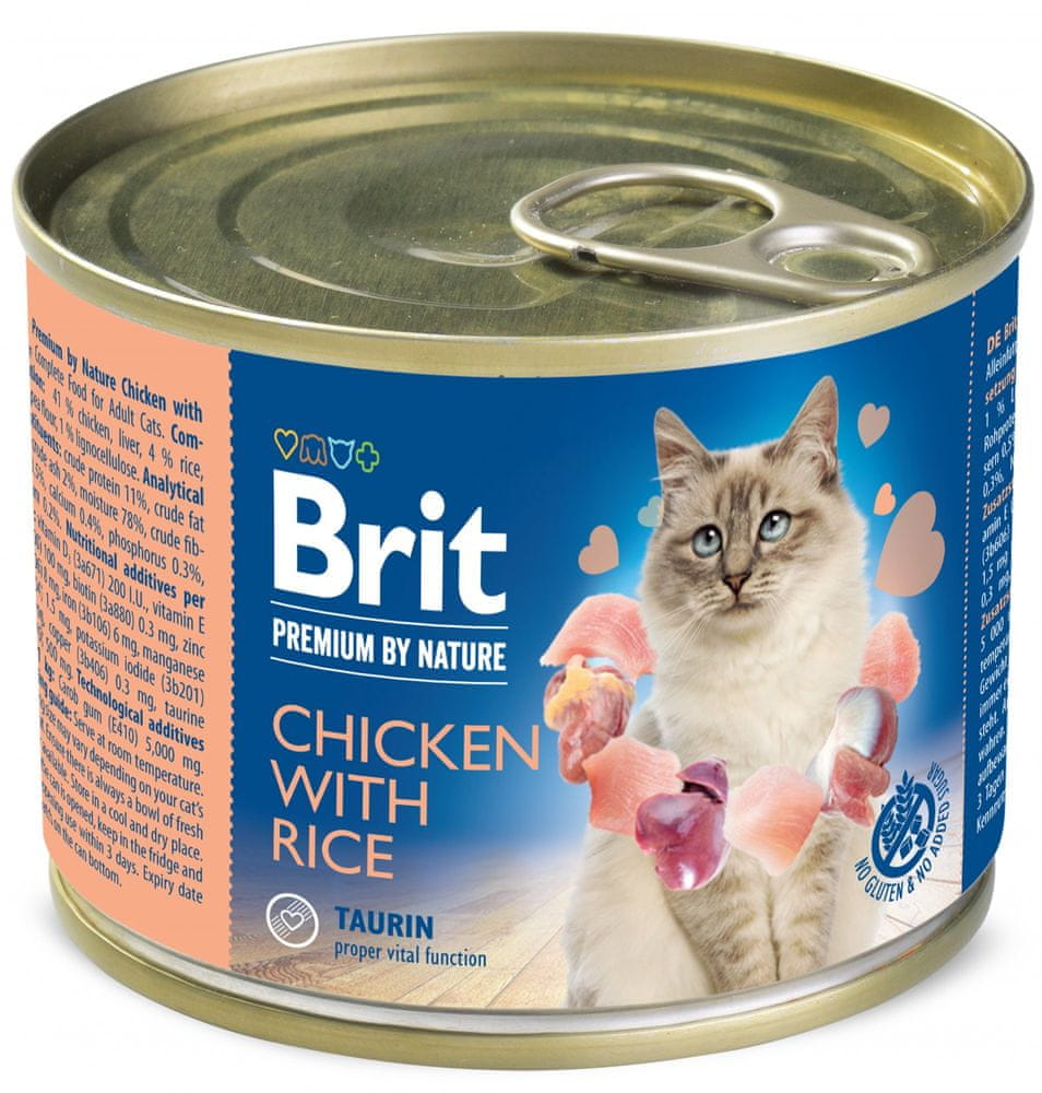 Brit Premium by Nature Chicken with Rice 6x200 g