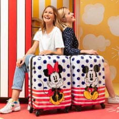 American Tourister Príručný kufor Disney Legends - Mickey Blue Dots