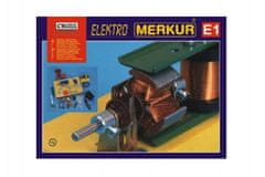 Greatstore Stavebnice MERKUR E1 elektřina, magnetizmus v krabici 36x28x8cm