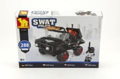 Greatstore Stavebnice Dromader SWAT Policie Auto 288ks plast v krabici 35x25x5,5cm