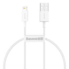 shumee Špičkový kábel USB kábel Iphone Lightning 2.4A 25cm Biely