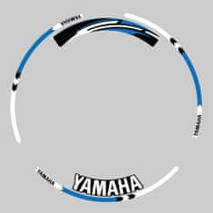 SEFIS sada farebných prúžkov EASY na kolesa Yamaha modrá