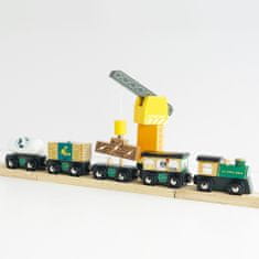 Le Toy Van Nákladný vlak Green