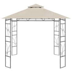 Petromila vidaXL Altánok 3x3x2,7 m krémový 160 g/m²