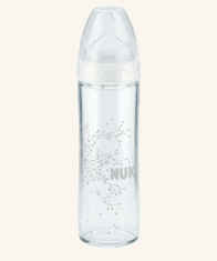 Nuk First Choice Plus sklenená fľaša 240ml New Classic biela