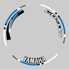 SEFIS sada farebných prúžkov EASY na kolesa Yamaha MT-07 modrá