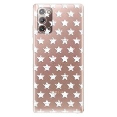 iSaprio Silikónové puzdro - Stars Pattern - white pre Samsung Galaxy Note 20