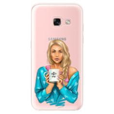 iSaprio Silikónové puzdro - Coffe Now - Blond pre Samsung Galaxy A3 (2017)