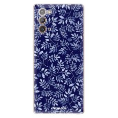 iSaprio Silikónové puzdro - Blue Leaves 05 pre Samsung Galaxy Note 20