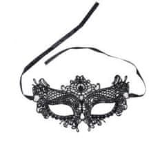 You2toys Queen Lingerie Lace Mask čierna