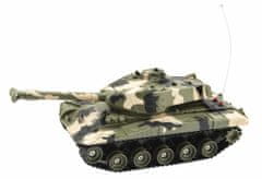 Teddies Tank RC plast 27cm 27MHz na batérie+dobíjací pack so zvukom