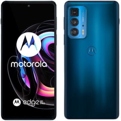 Motorola Edge 20 Pro, veľký displej, Full HD+, HDR, ultraširokouhlý fotoaparát, makro, mobilná sieť 5G, podpora 5G dlhá výdrž batérie výkonná batéria OLED displej ľahké prevedenie Bluetooth 5.1 NFC Android 11 ultraširokouhlý fotoaparát profesionálny fotoaparát 108Mpx Qualcomm Snapdragon 870 výkonný procesor výkonný telefón Motorola 144Hz obnovovacia frekvencia teleobjektív makro objektív ultraširokouhlý objektív profesionálny snímač Wi-Fi 6 Wifi6 IP52 vodoodolný výkonný telefón vlajkový výkon