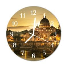 tulup.sk Nástenné sklenené hodiny Bazilika fi 30 cm