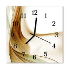 tulup.sk Nástenné sklenené hodiny Abstrakcie 30x30 cm čierne ruky
