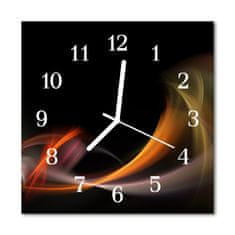 tulup.sk Nástenné sklenené hodiny Abstrakcie 30x30 cm