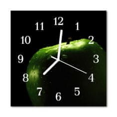 tulup.sk Nástenné sklenené hodiny Jablko 30x30 cm