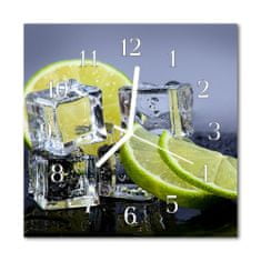 tulup.sk Nástenné sklenené hodiny Citrusové ovocie 30x30 cm
