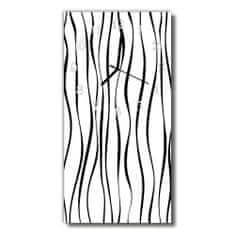 tulup.sk Sklenené hodiny vertikálne Vintage zebra radu farebné 30x60 cm