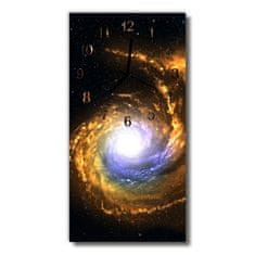 tulup.sk Sklenené hodiny vertikálne Cosmos galaxie farebná 30x60 cm