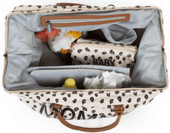 Childhome Prebaľovacia taška Mommy Bag Canvas Leopard