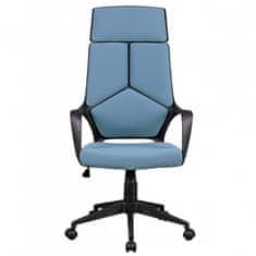 Bruxxi Kancelárska stolička Techline, textilná poťahovina, modrá