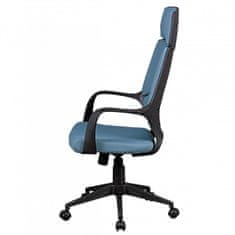 Bruxxi Kancelárska stolička Techline, textilná poťahovina, modrá